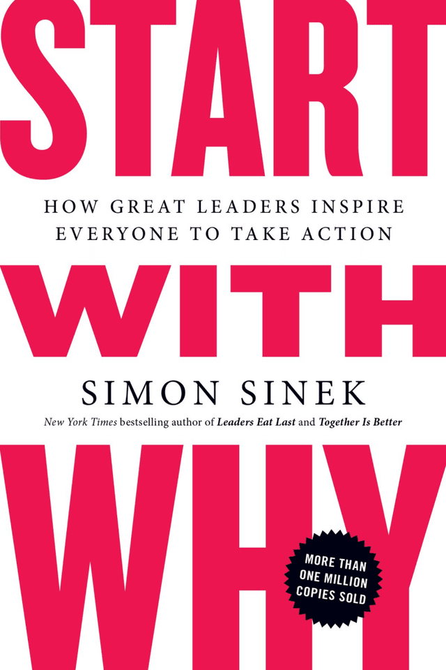 Start With Why by Simon Sinek book cover