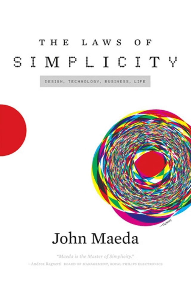The Laws of Simplicity by John Maeda book cover